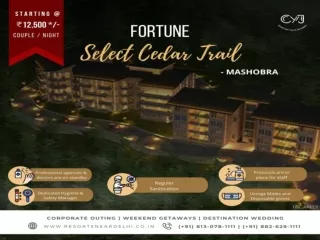 Fortune Select Cedar Trail Mashobra  | Resorts Near Shimla