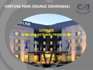 Fortune Park Orange Sidhrawali | Hotels in Dharuhera
