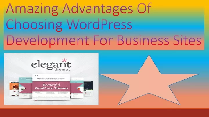 amazing advantages of choosing wordpress development for business sites