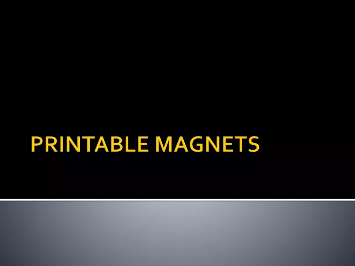printable magnets