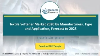 textile softener market 2020 by manufacturers