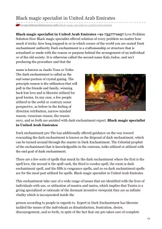 black magic specialist in united arab emirates