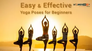 Different Types of Yoga Poses to do at Home!