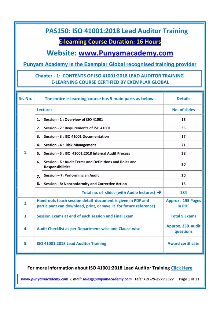 pas150 iso 41001 2018 lead auditor training