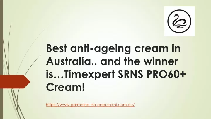 best anti ageing cream in australia and the winner is timexpert srns pro60 cream