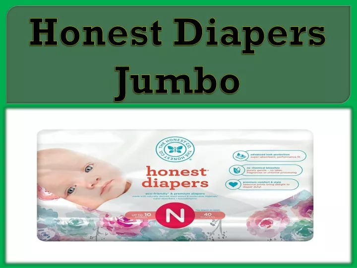 honest diapers jumbo