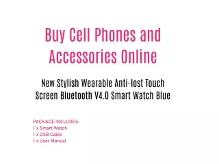 Buy Cell Phones and Accessories