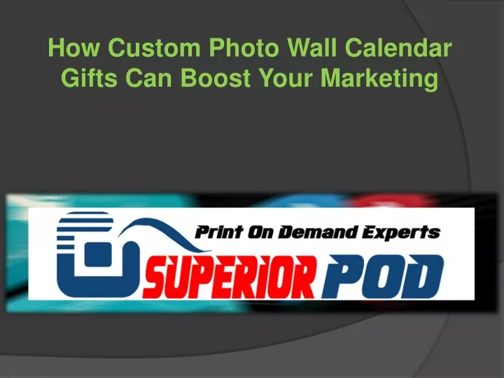 how custom photo wall calendar gifts can boost