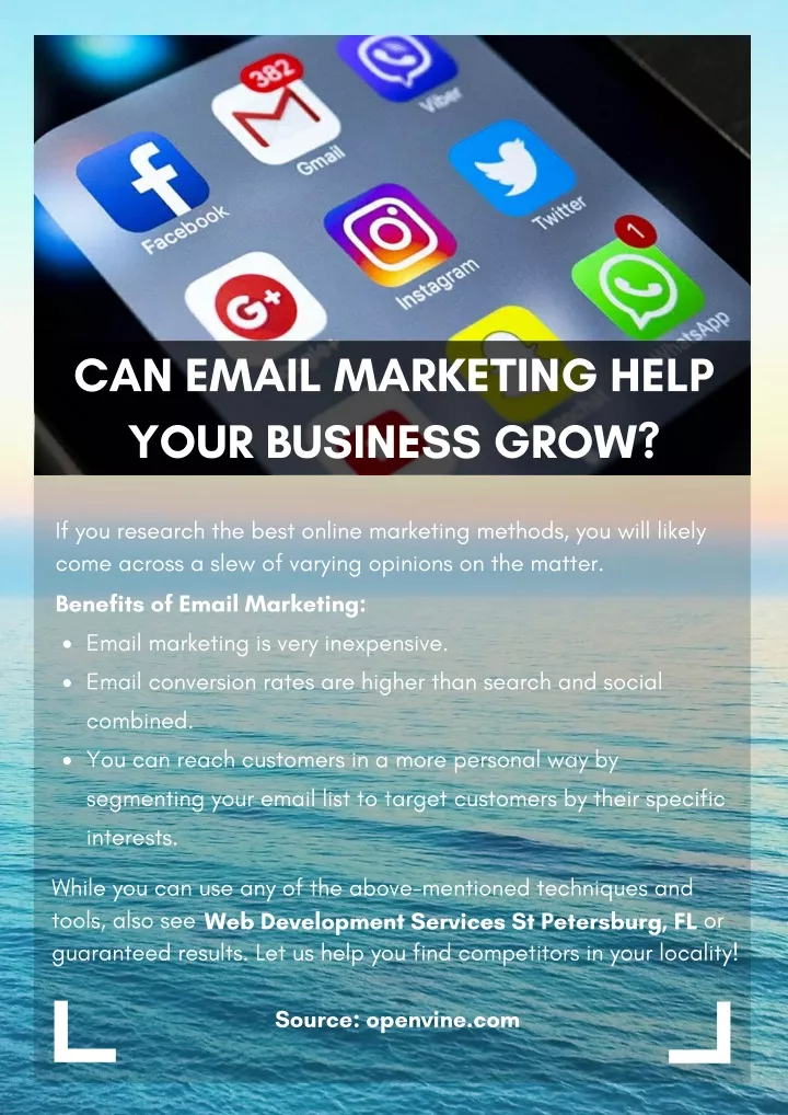 can email marketing help your business grow