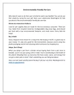 Environmentally Friendly Pet Care - slide 1