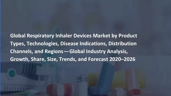 global respiratory inhaler devices market