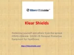 Buy Corona Virus Protective Shield in Canada - Covid19 Protective – Klear Shields - slide 1
