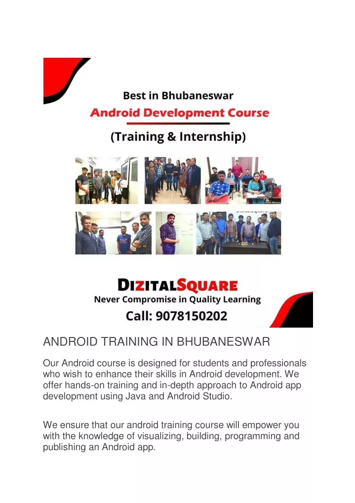 android training in bhubaneswar