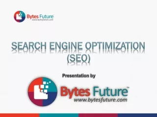 Search Engine Optimization (SEO) Presentation By Bytes Future