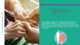 High Quality Hospice and Palliative care Services - UniqueHospice