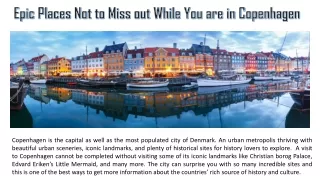 epic places not to miss out while