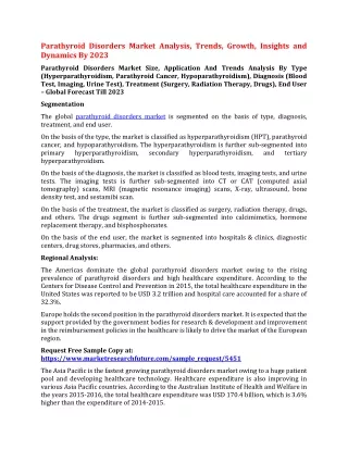 parathyroid disorders market analysis trends