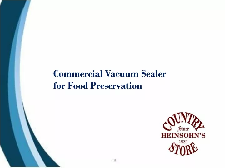 commercial vacuum sealer for food preservation