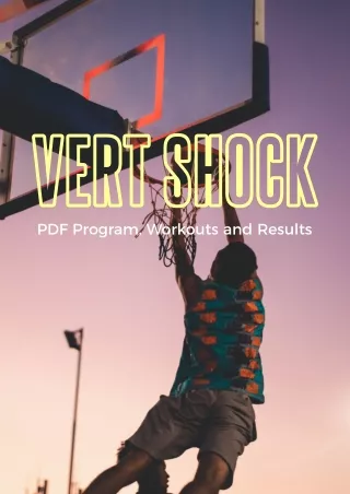 Vert Shock PDF Program, Workouts, Exercises & Results
