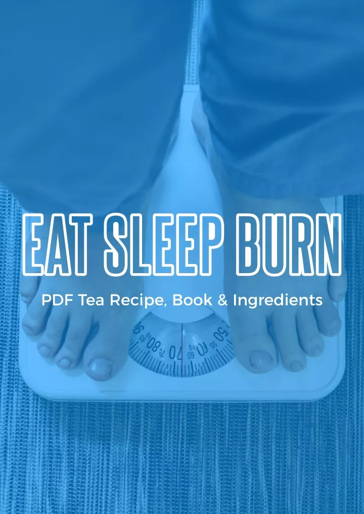 eat sleep burn pdf tea recipe book ingredients