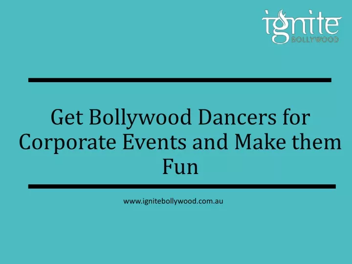 get bollywood dancers for corporate events