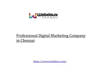 professional digital marketing company in chennai