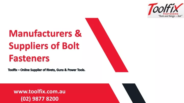 manufacturers suppliers of bolt fasteners