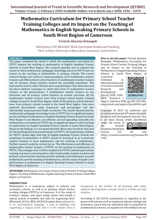 international journal of trend in scientific
