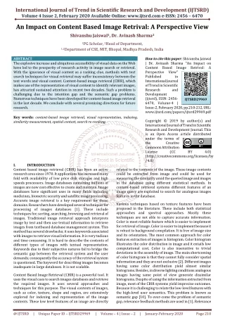 international journal of trend in scientific