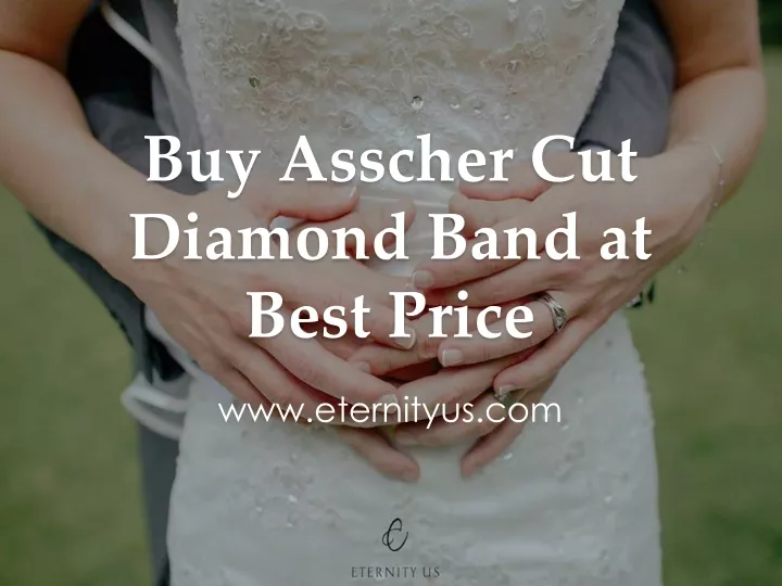 buy asscher cut diamond band at best price