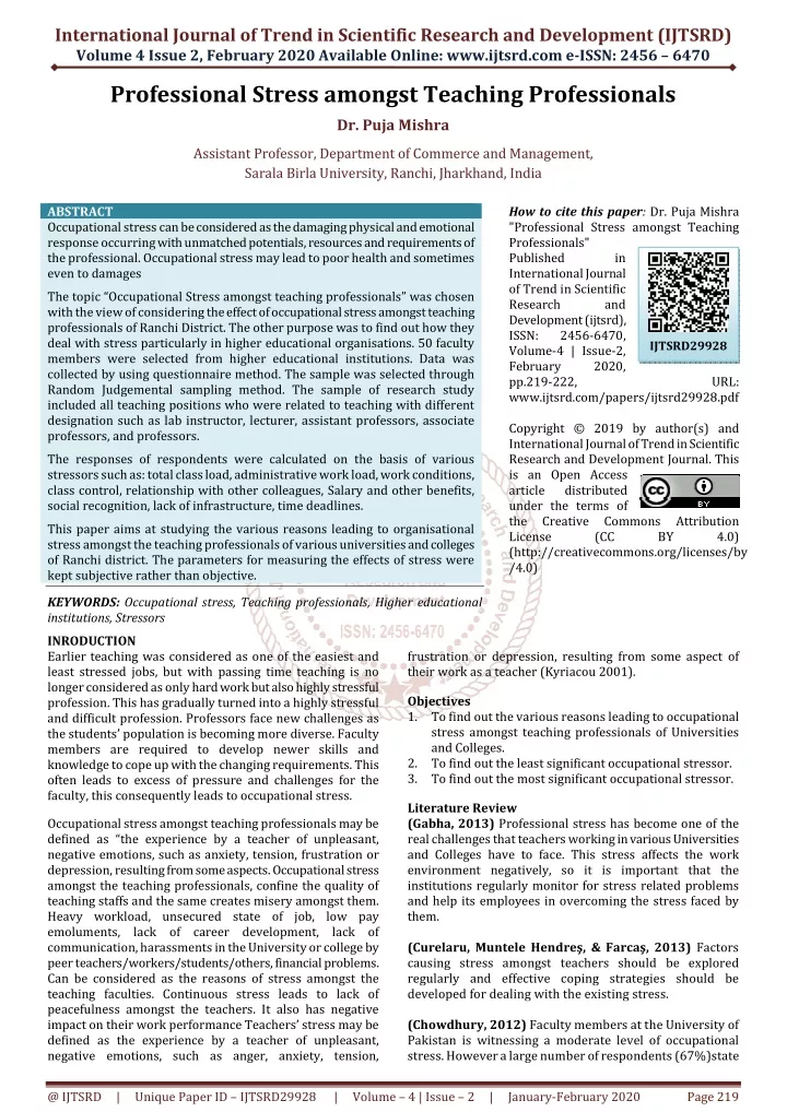 international journal of trend in scientific