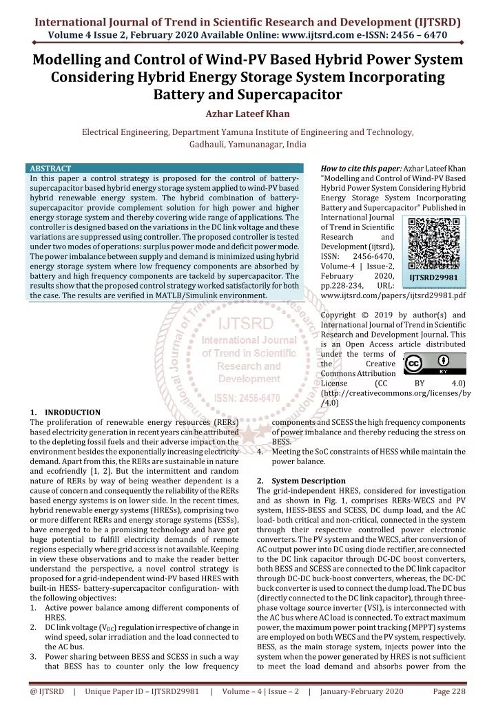 international journal of trend in scientific