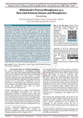 international journal of trend in scientific