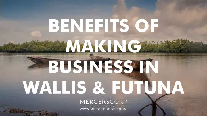 benefits of making business in wallis futuna