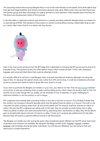 10 Startups That'll Change the bt21 mang Industry for the Better