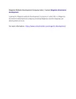 Magento Website Development Company India | Custom Magento eCommerce development