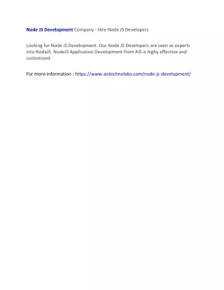 node js development company hire node