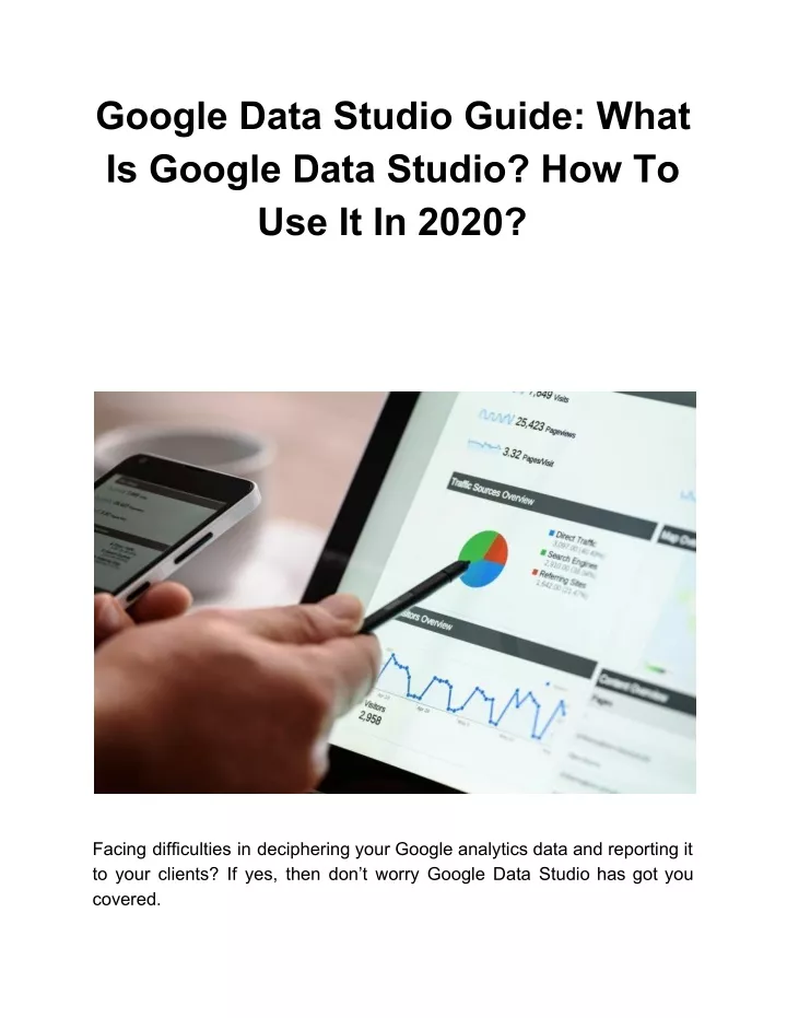 google data studio guide what is google data
