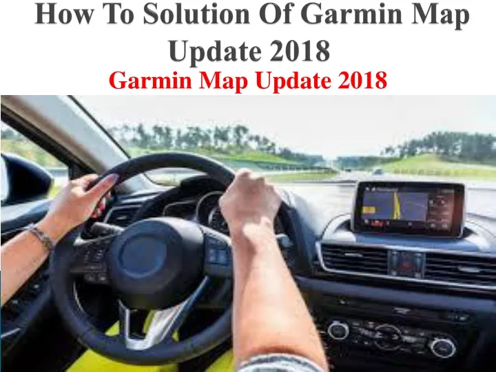 how to solution of garmin map update 2018