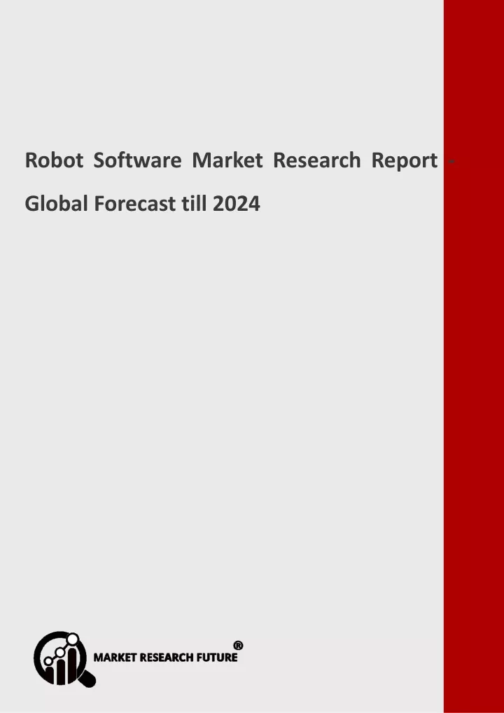 robot software market research report global