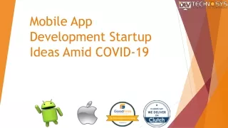 Mobile App Development Startup Ideas Amid COVID-19