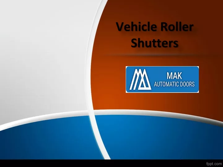 vehicle roller shutters