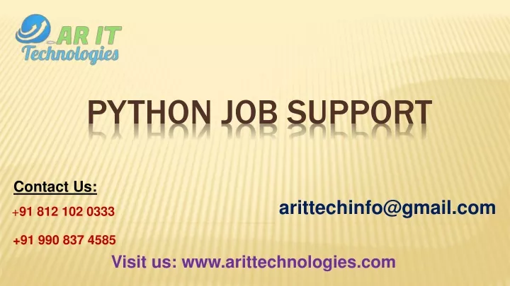 python job support