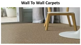 wall to wall carpets