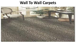 wall to wall carpets