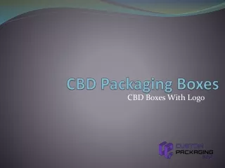 cbd packaging boxes