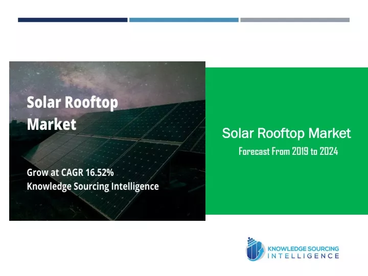 solar rooftop market forecast from 2019 to 2024