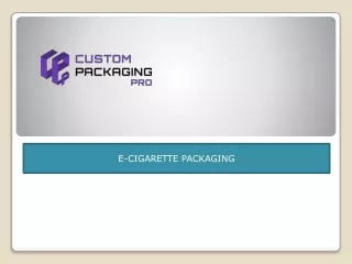 e cigarette packaging
