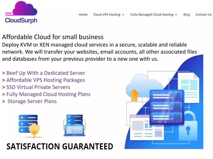 affordable cloud for small business deploy