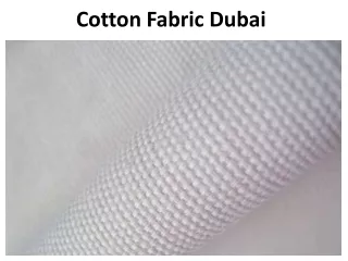 cotton fabric dubai